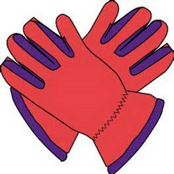 Picture of red gloves