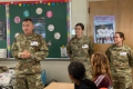 US Army Reserve Visits RB Chamberlin Classes!