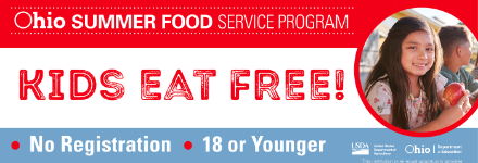 Ohio Summer Food Service Program Kids Eat Free