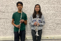 students holding instruments