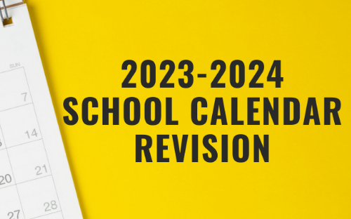 2023-2024 School Calendar Revision