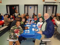 Group of Veterans and their students