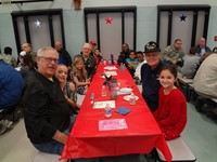 Group of Veterans and their students