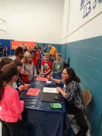 Students learning Hands on science