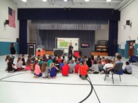 Students at COSI assembly