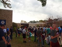 Group of students at Father's walk