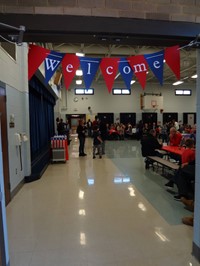 Veterans Celebration in Cafeteria