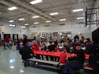 Veterans Celebration in Cafeteria