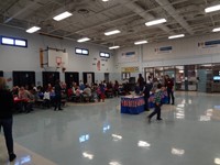 Veterans Celebration in Cafeteria