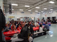 Veterans Celebration in Cafeteria