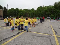 Field Day Students playing games