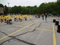 Field Day Students playing games