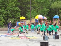 Field Day Students playing games