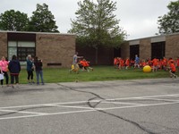 Field Day Students playing games