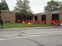 Field Day Students playing games