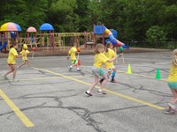 Field Day Students playing games