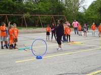 Field Day Students playing games