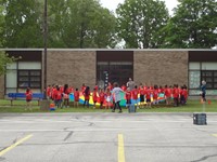 Field Day Students playing games