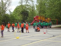 Field Day Students playing games