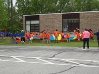 Field Day Students playing games