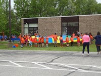 Field Day Students playing games