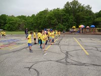 Field Day Students playing games