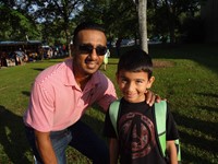 Students with their Fathers