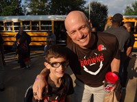 Students with their Fathers