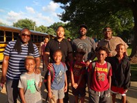 Students with their Fathers