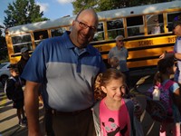 Students with their Fathers