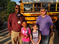 Students with their Fathers