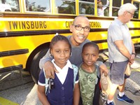 Students with their Fathers