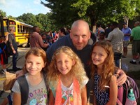 Students with their Fathers