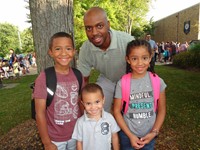 Students with their Fathers