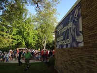 People walking in Father's Walk