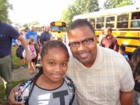 Students with their Fathers