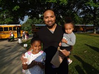 Students at Father's Walk