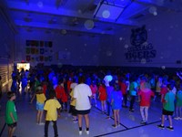 Students dancing