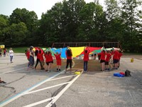 Students at Field Day