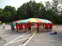 Students at Field Day