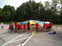 Students at Field Day