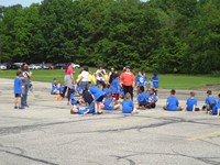 Students at Field Day