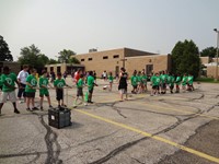 Students at Field Day