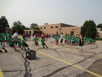 Students at Field Day