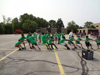 Students at Field Day