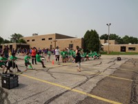 Students at Field Day