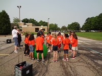 Students at Field Day