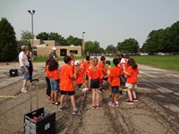 Students at Field Day