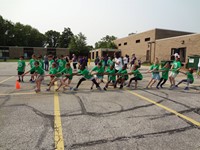 Students at Field Day