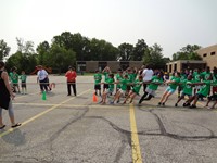 Students at Field Day